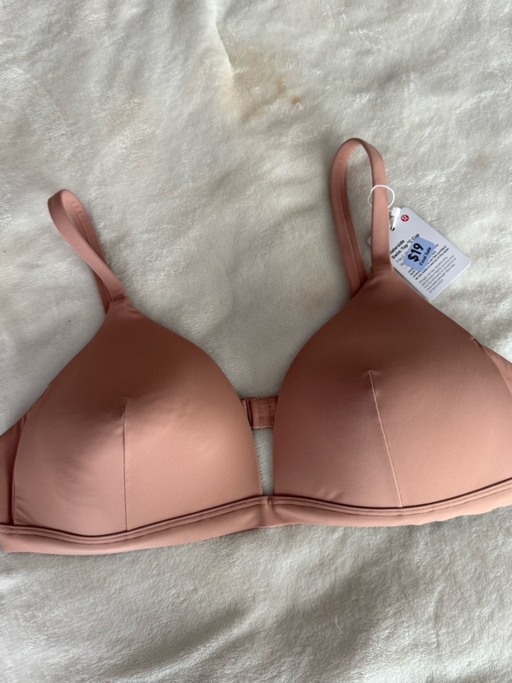 lululemon athletica Wireless Bikini Top in Dusty Rose